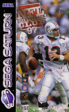 NFL Quarterback Club '97 for the Sega Saturn Front Cover Box Scan