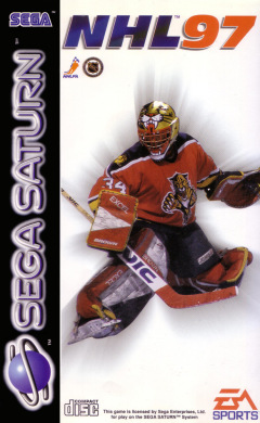 NHL 97 for the Sega Saturn Front Cover Box Scan