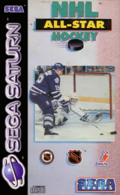 NHL All-Star Hockey for the Sega Saturn Front Cover Box Scan