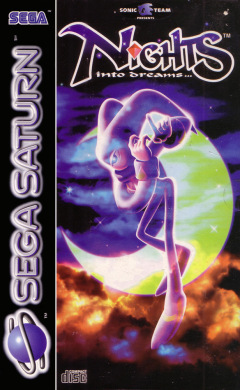 NiGHTS Into Dreams for the Sega Saturn Front Cover Box Scan