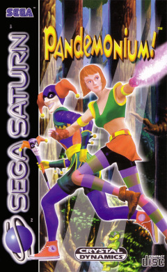 Pandemonium! for the Sega Saturn Front Cover Box Scan