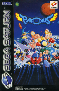 Parodius for the Sega Saturn Front Cover Box Scan