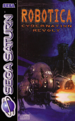Robotica Cybernation Revolt for the Sega Saturn Front Cover Box Scan