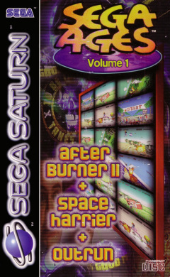 Sega Ages Volume 1 for the Sega Saturn Front Cover Box Scan
