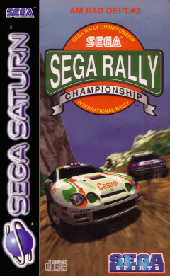 Sega Rally Championship for the Sega Saturn Front Cover Box Scan