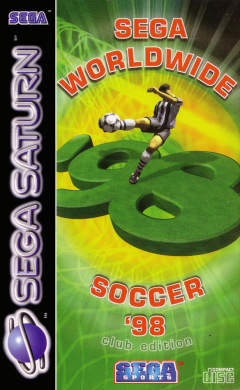 Sega Worldwide Soccer '98 for the Sega Saturn Front Cover Box Scan