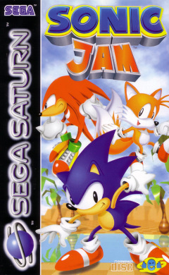 Sonic Jam for the Sega Saturn Front Cover Box Scan