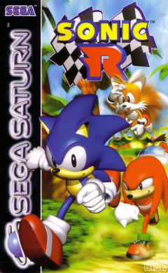 Sonic R for the Sega Saturn Front Cover Box Scan