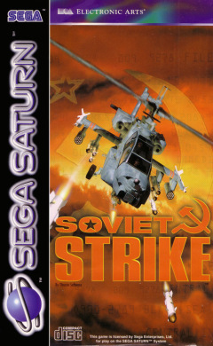 Soviet Strike for the Sega Saturn Front Cover Box Scan