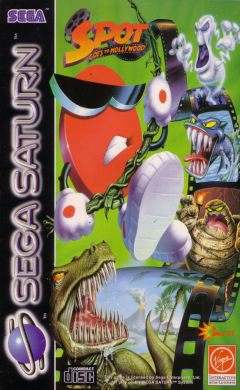 Spot Goes to Hollywood for the Sega Saturn Front Cover Box Scan