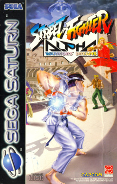 Street Fighter Alpha: Warrior's Dreams for the Sega Saturn Front Cover Box Scan