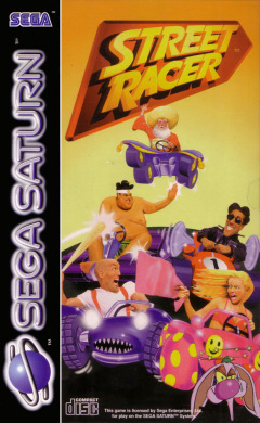 Street Racer for the Sega Saturn Front Cover Box Scan