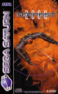 Tempest 2000 for the Sega Saturn Front Cover Box Scan