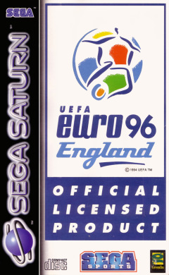 UEFA Euro '96 England for the Sega Saturn Front Cover Box Scan