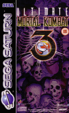 Ultimate Mortal Kombat 3 for the Sega Saturn Front Cover Box Scan