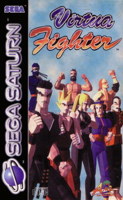 Virtua Fighter for the Sega Saturn Front Cover Box Scan