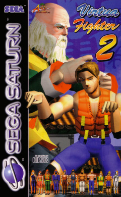 Virtua Fighter 2 for the Sega Saturn Front Cover Box Scan