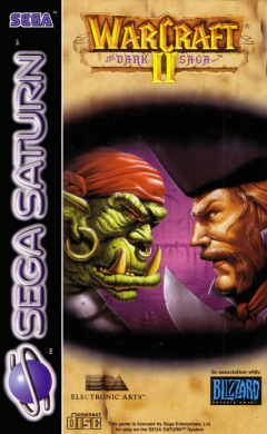 Warcraft II: The Dark Saga for the Sega Saturn Front Cover Box Scan