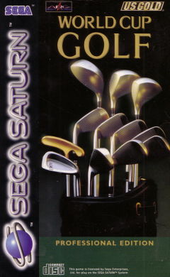 World Cup Golf: Professional Edition for the Sega Saturn Front Cover Box Scan