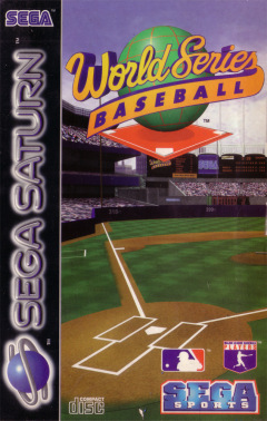 World Series Baseball    for the Sega Saturn Front Cover Box Scan