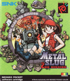 Metal Slug 2nd Mission for the SNK Neo Geo Pocket Color Front Cover Box Scan