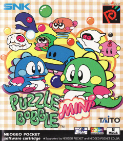 Puzzle Bobble Mini for the SNK Neo Geo Pocket Color Front Cover Box Scan