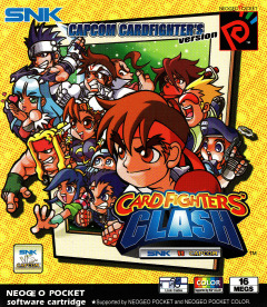 SNK Vs. Capcom Card Fighters Clash Capcom for the SNK Neo Geo Pocket Color Front Cover Box Scan