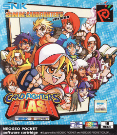 SNK Vs. Capcom Card Fighters Clash SNK for the SNK Neo Geo Pocket Color Front Cover Box Scan