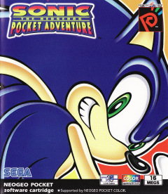 Sonic the Hedgehog Pocket Adventure for the SNK Neo Geo Pocket Color Front Cover Box Scan