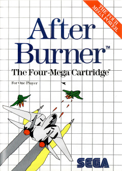 After Burner for the Sega Master System Front Cover Box Scan
