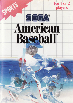 American Baseball for the Sega Master System Front Cover Box Scan