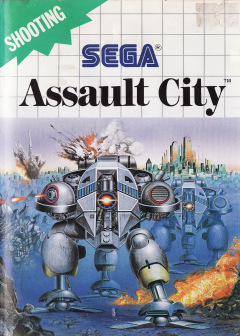 Assault City for the Sega Master System Front Cover Box Scan