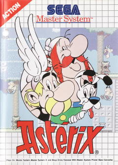 Asterix for the Sega Master System Front Cover Box Scan
