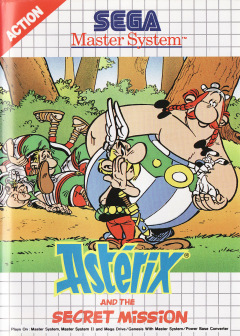 Asterix and the Secret Mission for the Sega Master System Front Cover Box Scan