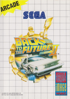 Back to the Future II for the Sega Master System Front Cover Box Scan