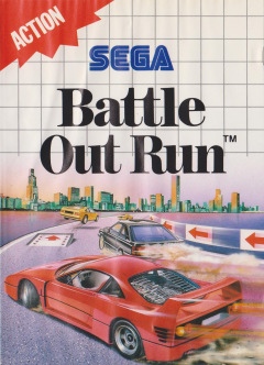 Battle Out Run for the Sega Master System Front Cover Box Scan