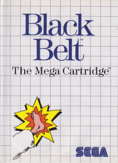 Black Belt for the Sega Master System Front Cover Box Scan