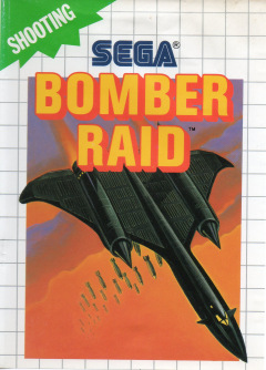 Bomber Raid for the Sega Master System Front Cover Box Scan