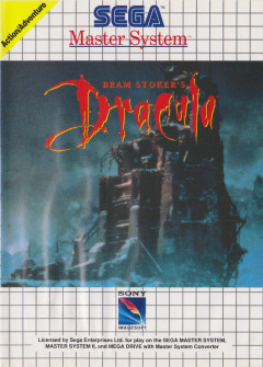 Bram Stoker's Dracula for the Sega Master System Front Cover Box Scan