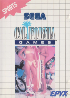 California Games for the Sega Master System Front Cover Box Scan