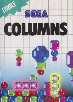 Columns for the Sega Master System Front Cover Box Scan