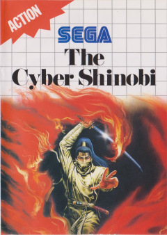 The Cyber Shinobi for the Sega Master System Front Cover Box Scan