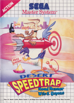 Desert Speedtrap for the Sega Master System Front Cover Box Scan