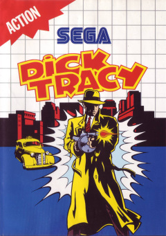 Dick Tracy for the Sega Master System Front Cover Box Scan