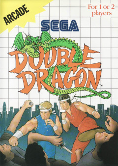 Double Dragon for the Sega Master System Front Cover Box Scan