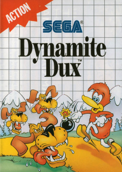 Dynamite Dux for the Sega Master System Front Cover Box Scan