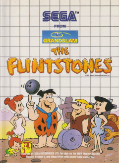 The Flintstones for the Sega Master System Front Cover Box Scan