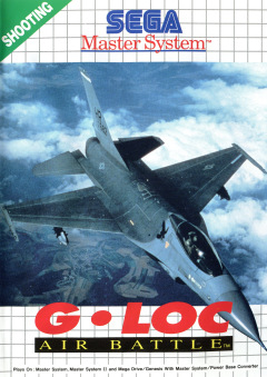 G-LOC: Air Battle for the Sega Master System Front Cover Box Scan