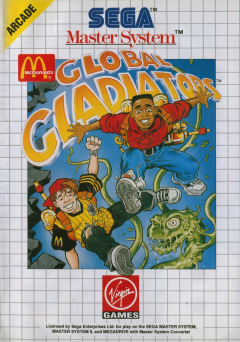 Global Gladiators for the Sega Master System Front Cover Box Scan