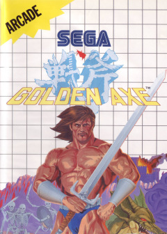 Golden Axe for the Sega Master System Front Cover Box Scan